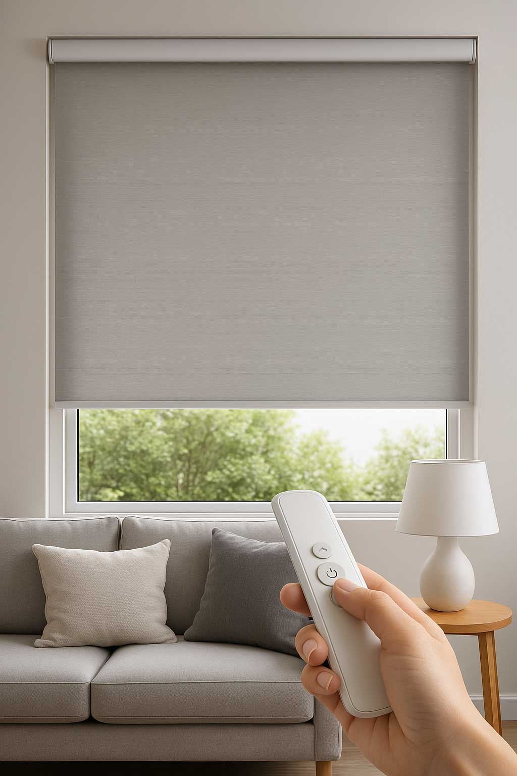 Professional motorised blinds installation
