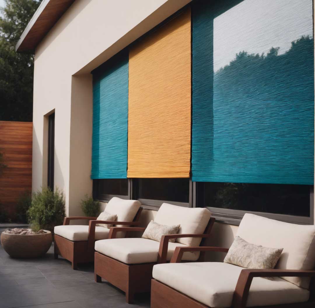 Beautiful outdoor space with premium blinds in Auckland
